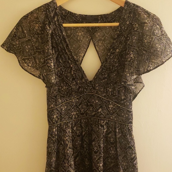Guess Patterned Dress (Size 1/XS) - Picture 2 of 4